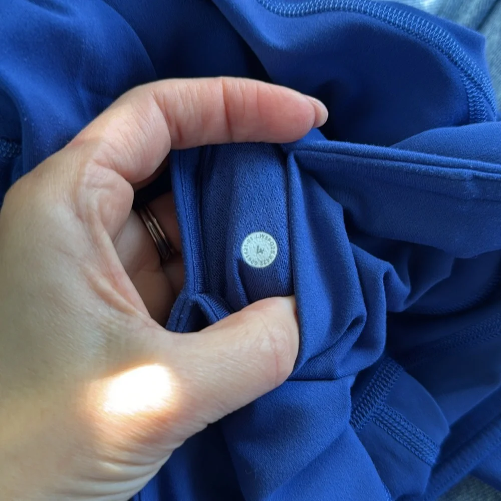 E2 Lululemon‎ Groove High Rise Blue Flared Pants - Picture 12 of 12